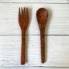 coconut wood spoons and fork in bulk, wholesale coconut wood spoon fork