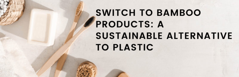 Switch to Bamboo: Sustainable Alternative to Plastic