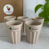 branded rice husk tea cups, branded eco friendly rice husk tea cups, logo printed eco friendly rice husk chai cups