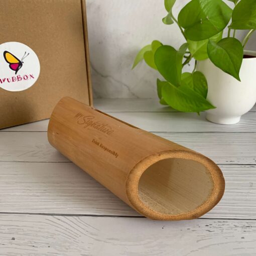 bamboo speaker, customised bamboo speaker, company logo engraved bamboo speaker