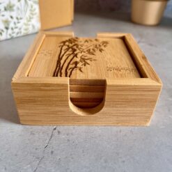 bamboo coasters set