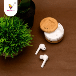 Cherry Bamboo Wireless Earbuds